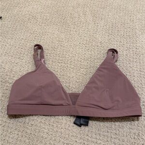 Soft Stretch Triangle Bralette - Dusty Mauve